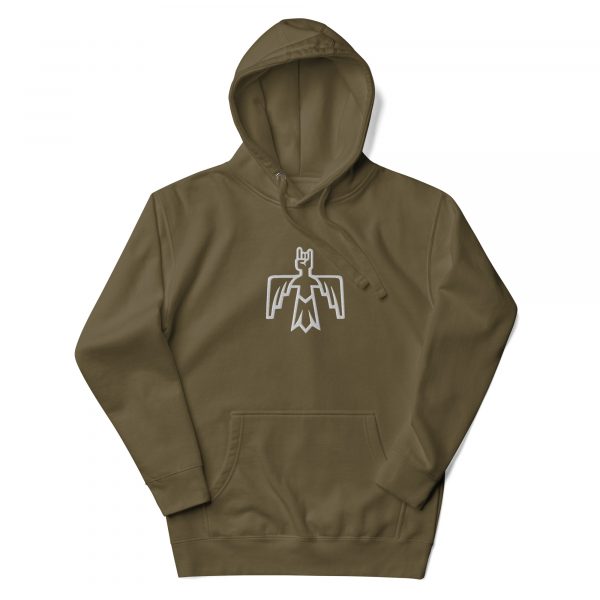 PREMIUM Embroidered Funderbird Icon Hoodie - Image 4