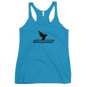 FUNDERBIRD "Perched" logo Women's Racerback Tank