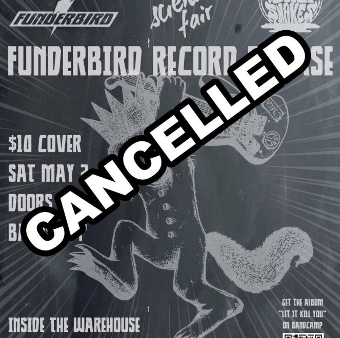 May 2 Release Party Cancelled